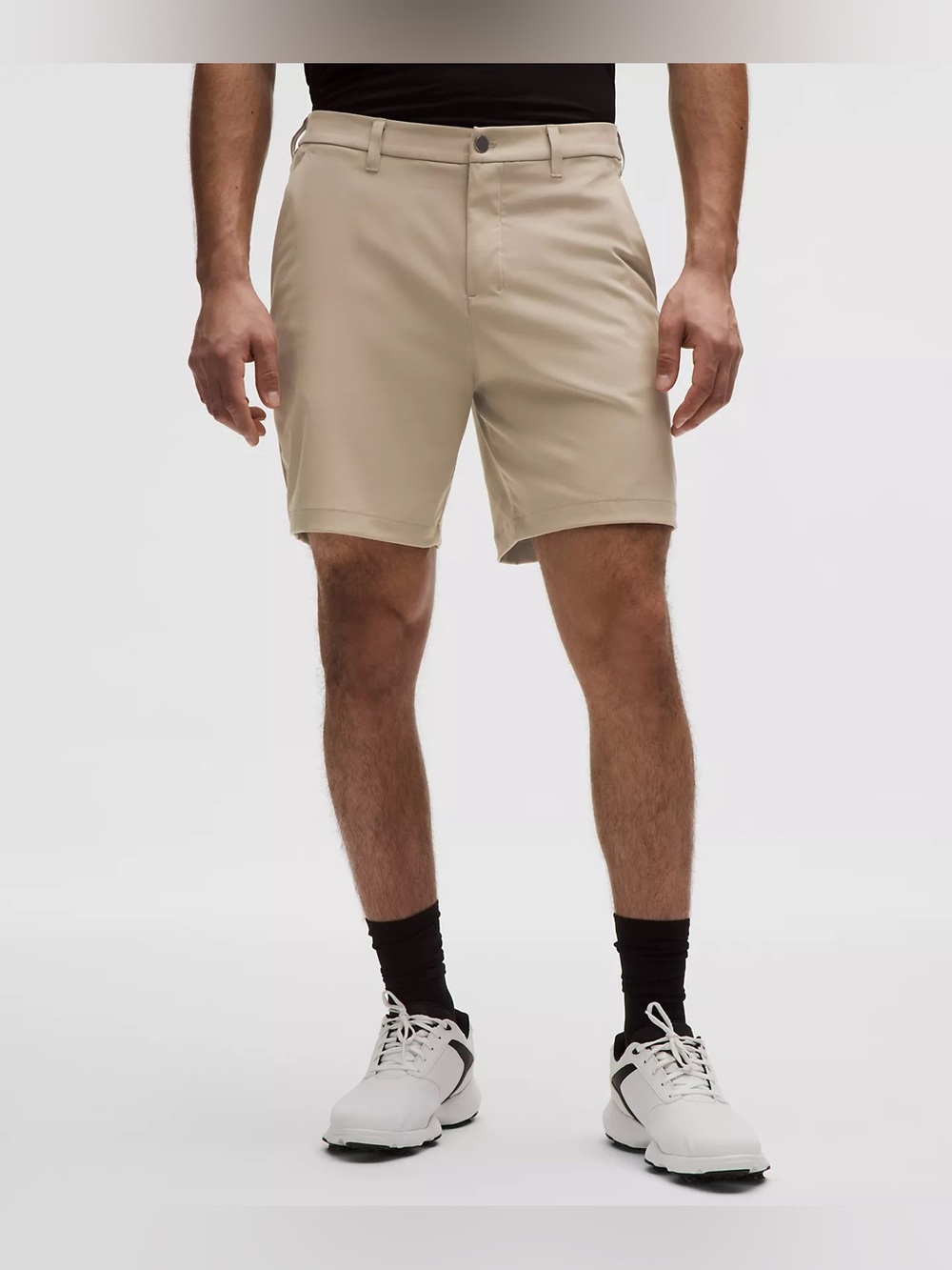 men’s Lululemon ABC Classic fit golf shorts wacky khaki